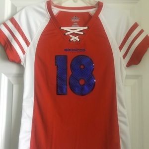 Peyton Manning Denver Broncos Women's Orange Jersey